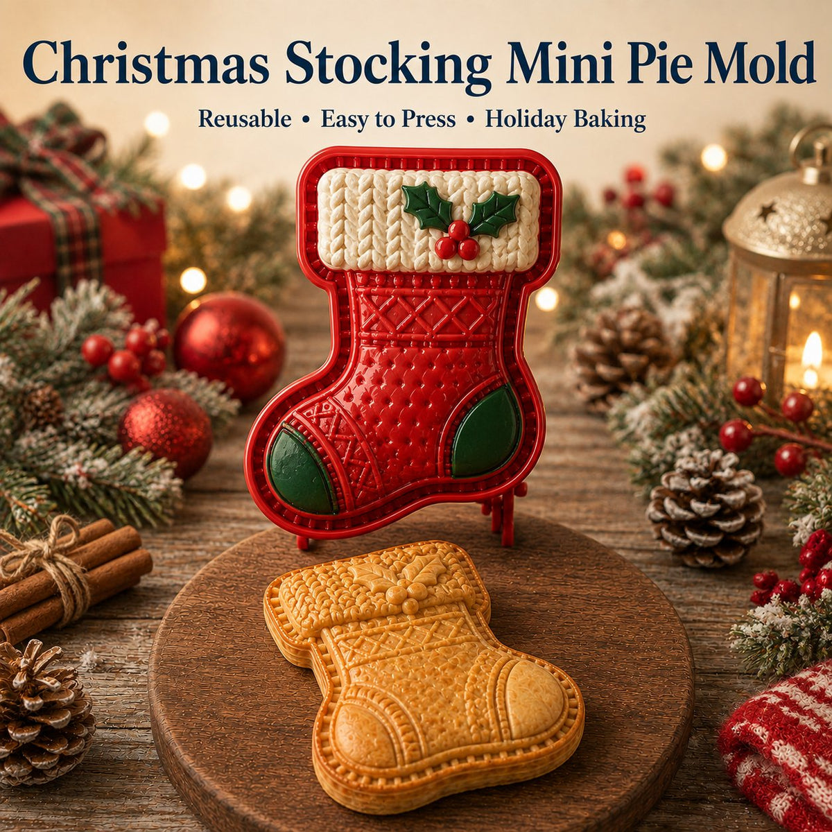 🔥🔥Only $16.99 Last Day Promotion!✨ 🎄16-Design Christmas Mini Pie Mold Collection 🥧
