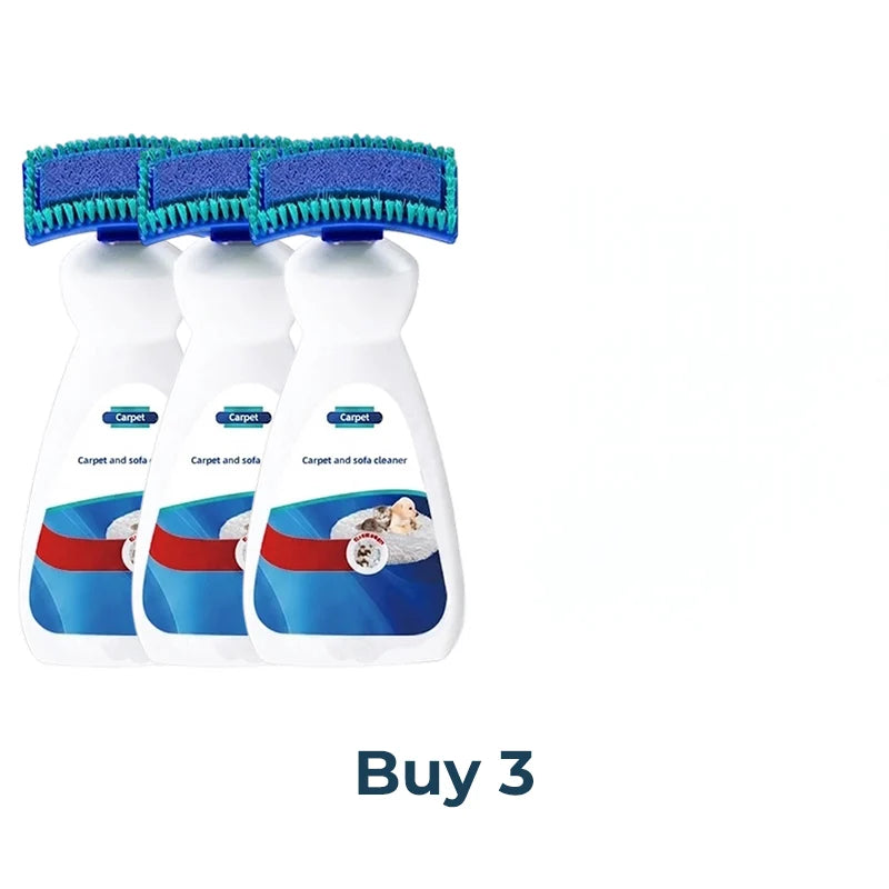 No-Wash Carpet & Sofa Cleaner with Brush