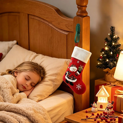 ⏰ Silicone Christmas Wreath Ties & Traceless Hooks – Reusable, Damage-free Holiday Decor Hanging Kit ✨