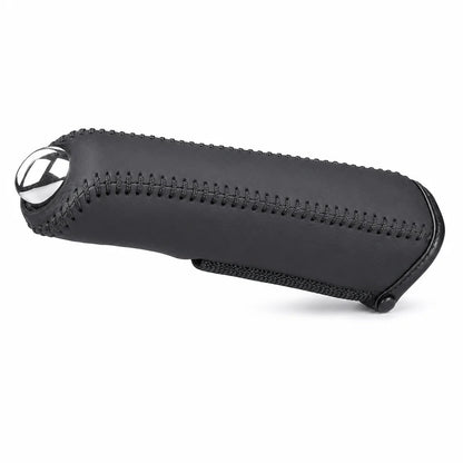 ⏳🔥limited-time 50% Off! ⏰✋ Universal Car Handbrake Protective Cover Sleeve – Pu Leather, Anti-slip, Interior Upgrade 🚗✨