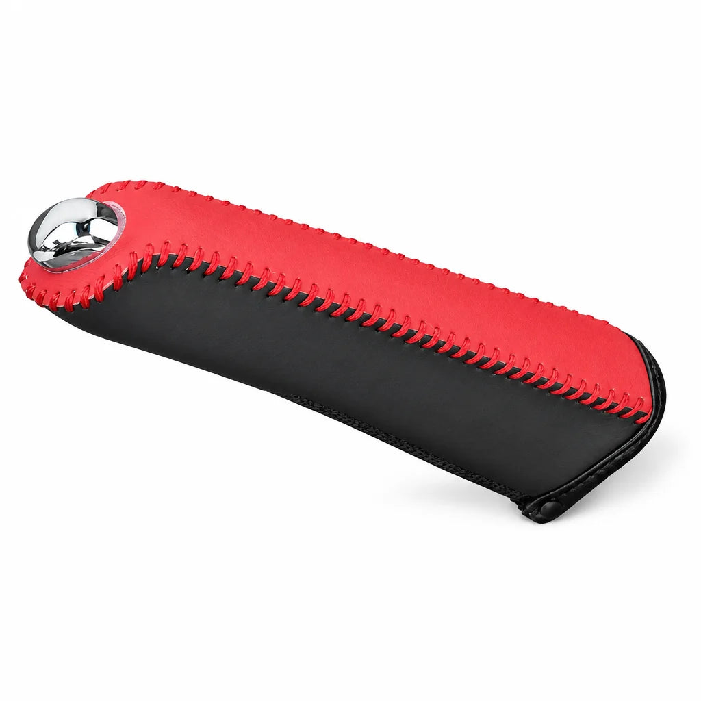 ⏳🔥limited-time 50% Off! ⏰✋ Universal Car Handbrake Protective Cover Sleeve – Pu Leather, Anti-slip, Interior Upgrade 🚗✨