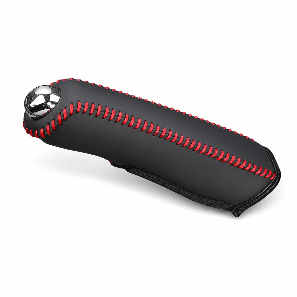 ⏳🔥limited-time 50% Off! ⏰✋ Universal Car Handbrake Protective Cover Sleeve – Pu Leather, Anti-slip, Interior Upgrade 🚗✨