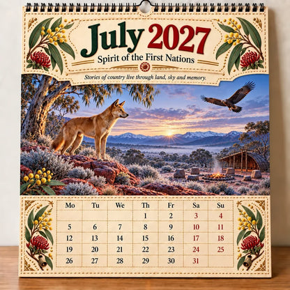 🔥🦘2027 Australia 125th Anniversary Wall Calendar 🐨