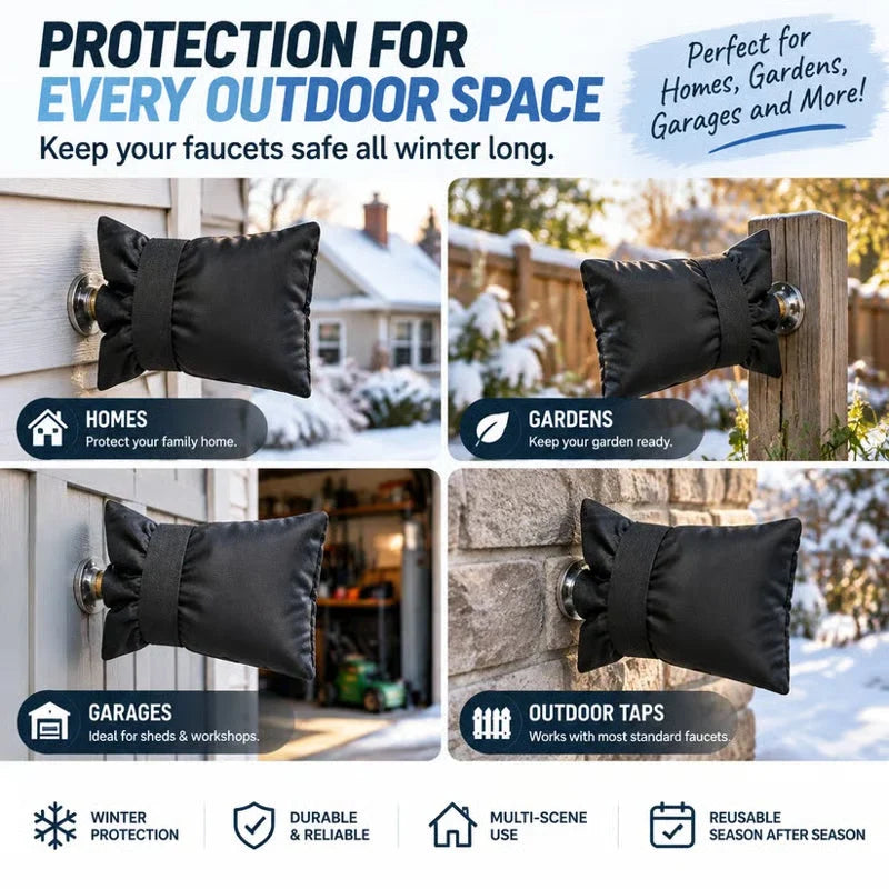 Insulated Outdoor Faucet Cover ❄️ – Winter Freeze Protection | Special Sale