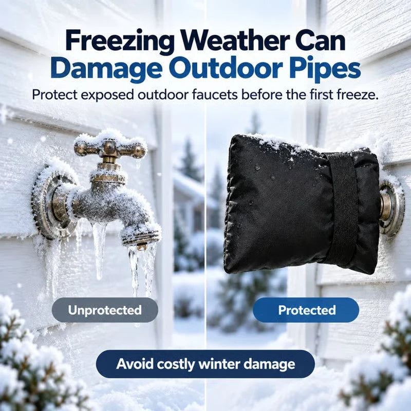 Insulated Outdoor Faucet Cover ❄️ – Winter Freeze Protection | Special Sale