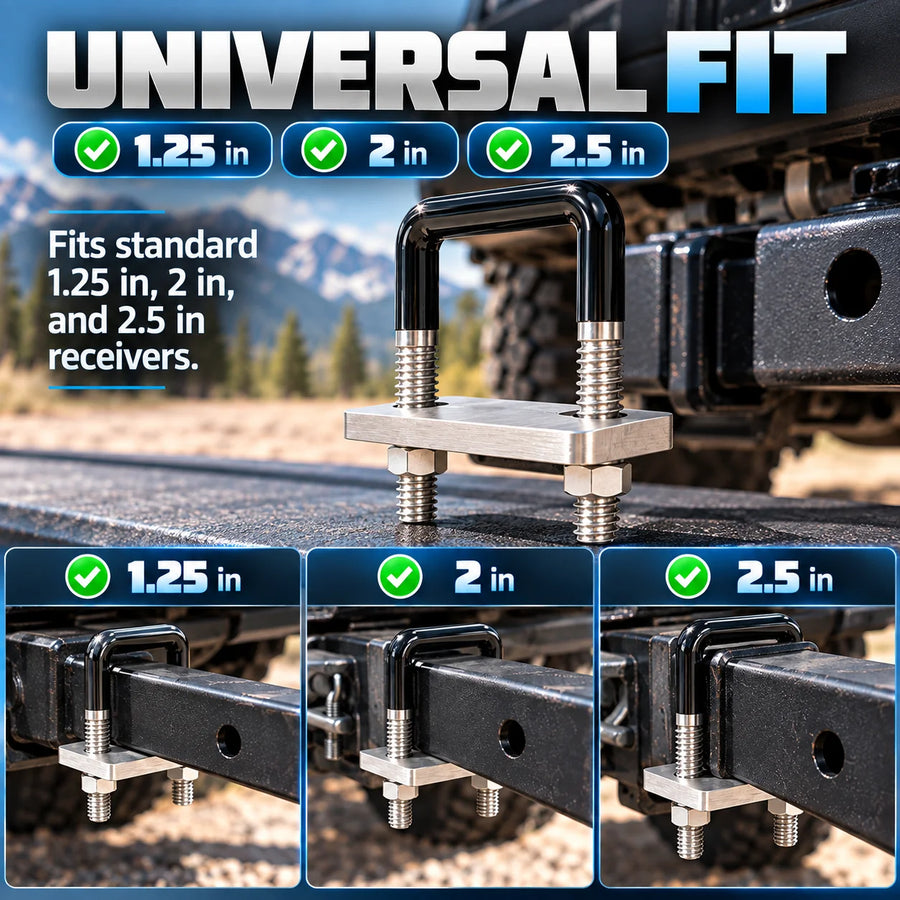 Hitch tightener installation example
