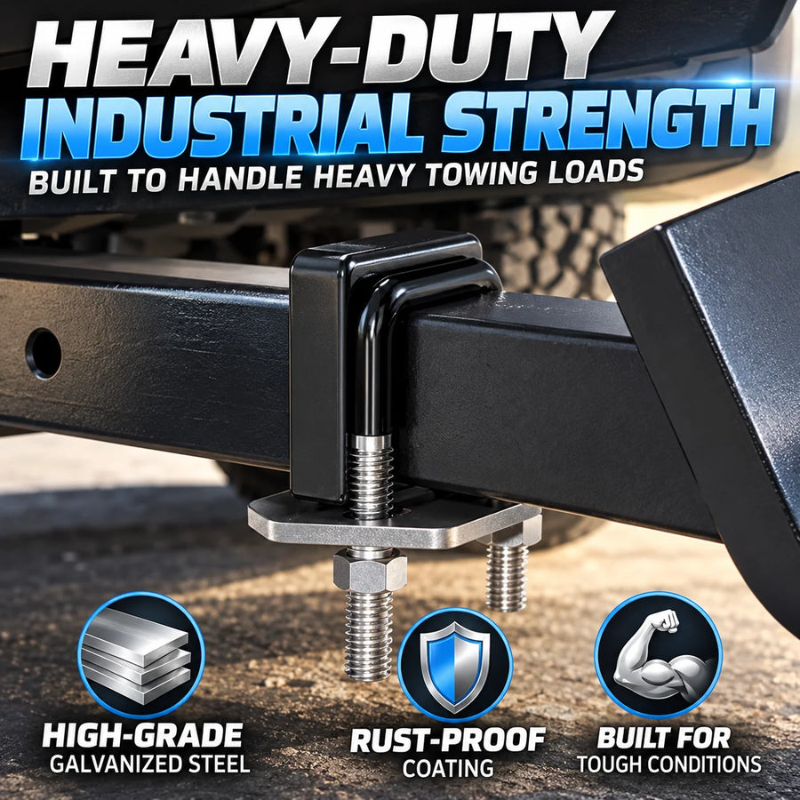 Hitch anti-rattle tightening hardware