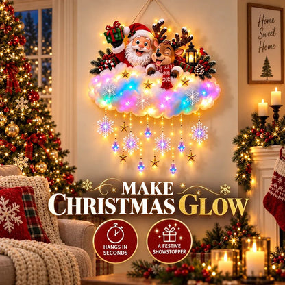 ✨Magical Christmas Glow Cloud Wall Hanging✨