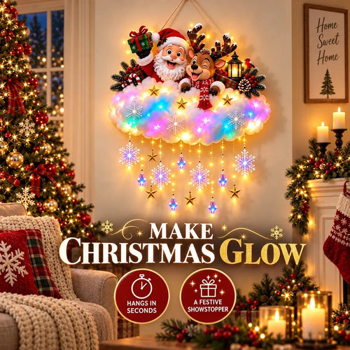 ✨Magical Christmas Glow Cloud Wall Hanging✨
