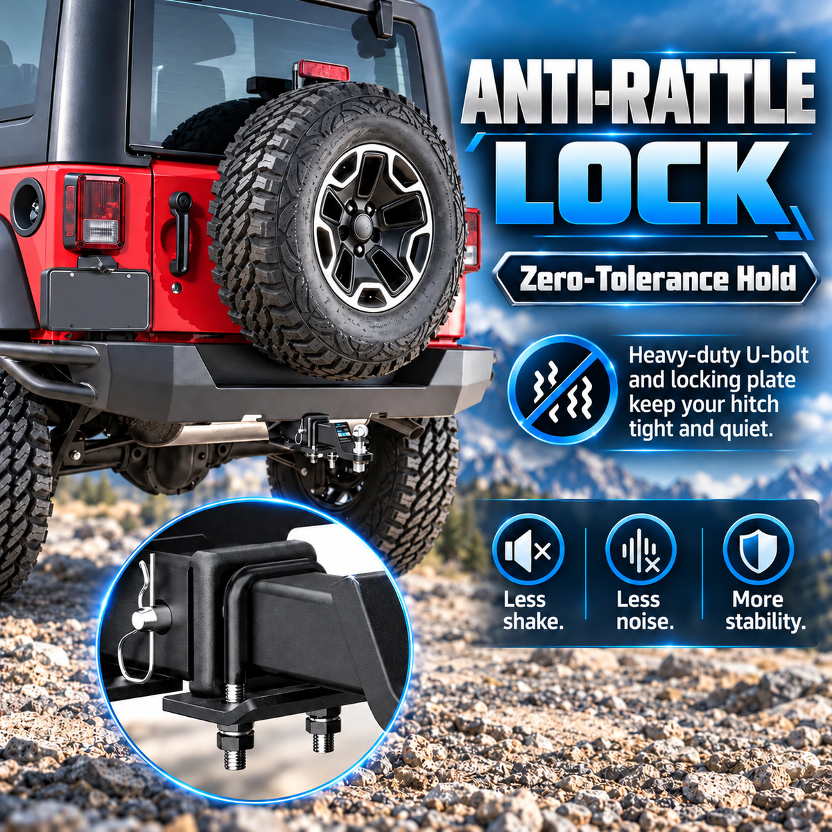 Ultimate Trailer Hitch Tightener & Anti-Rattle Stabilizer 🛡️