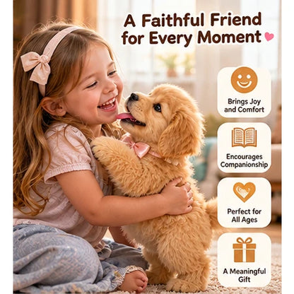 🎄49% OFF🐕🐾 Golden Buddy™ Realistic Robot Golden Retriever Puppy.