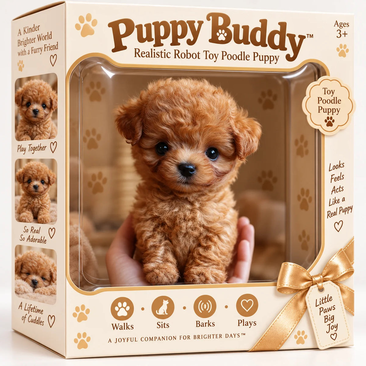 🎄49% OFF🐕🐾 Golden Buddy™ Realistic Robot Golden Retriever Puppy.