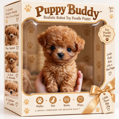 🎄49% OFF🐕🐾 Golden Buddy™ Realistic Robot Golden Retriever Puppy.