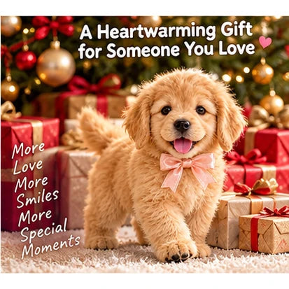 🎄49% OFF🐕🐾 Golden Buddy™ Realistic Robot Golden Retriever Puppy.