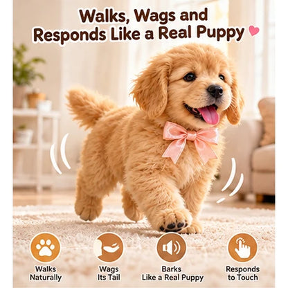 🎄49% OFF🐕🐾 Golden Buddy™ Realistic Robot Golden Retriever Puppy.