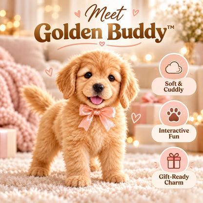 🎄49% OFF🐕🐾 Golden Buddy™ Realistic Robot Golden Retriever Puppy.