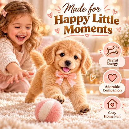 🎄49% OFF🐕🐾 Golden Buddy™ Realistic Robot Golden Retriever Puppy.