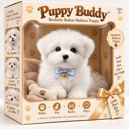 🎄49% OFF🐕🐾 Golden Buddy™ Realistic Robot Golden Retriever Puppy.