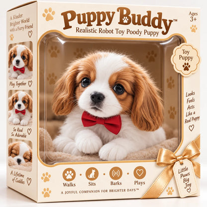 🎄49% OFF🐕🐾 Golden Buddy™ Realistic Robot Golden Retriever Puppy.
