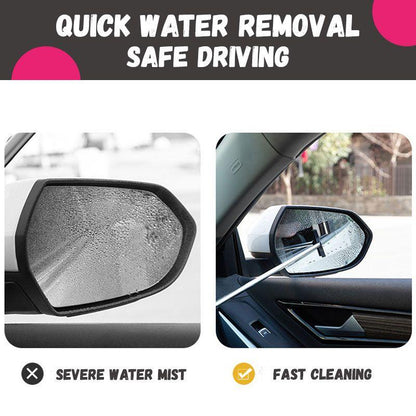 🚗 Retractable Rearview Mirror Wiper – Easy Rainwater Removal Tool