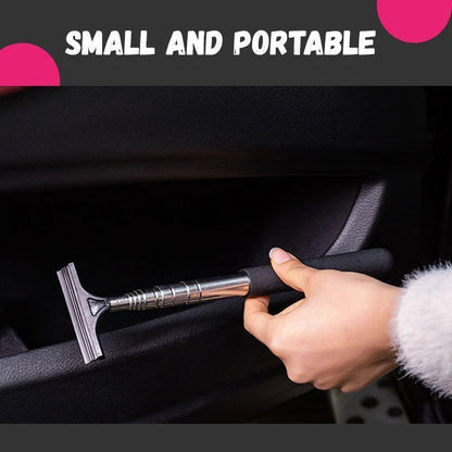 🚗 Retractable Rearview Mirror Wiper – Easy Rainwater Removal Tool