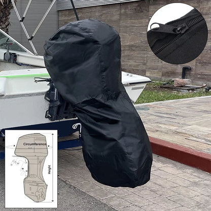🚤 420D Oxford Outboard Motor Cover – Weather-Resistant Protection Against Rain, Sun & Dust 🛡️