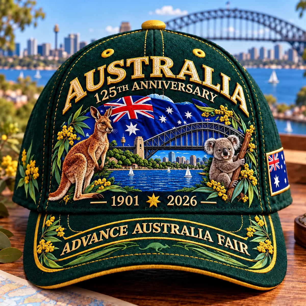 🦘Australia 125th Anniversary 1901–2026 Commemorative Cap