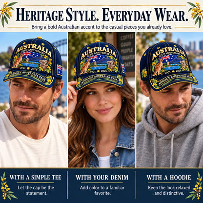 🦘Australia 125th Anniversary 1901–2026 Commemorative Cap
