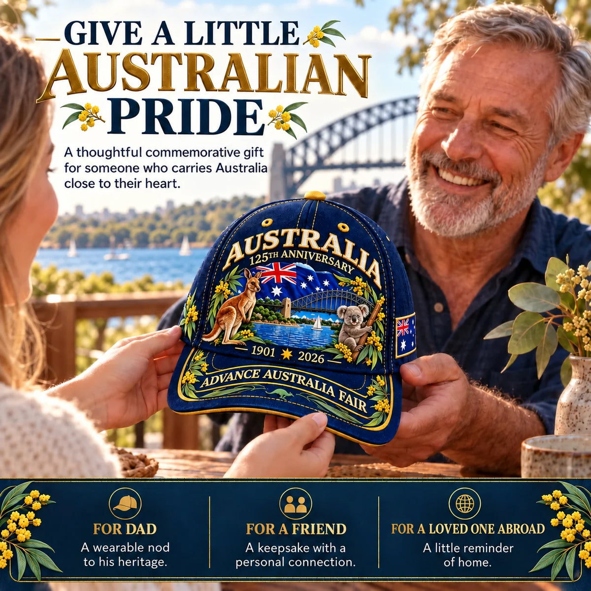 🦘Australia 125th Anniversary 1901–2026 Commemorative Cap