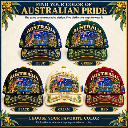 🦘Australia 125th Anniversary 1901–2026 Commemorative Cap