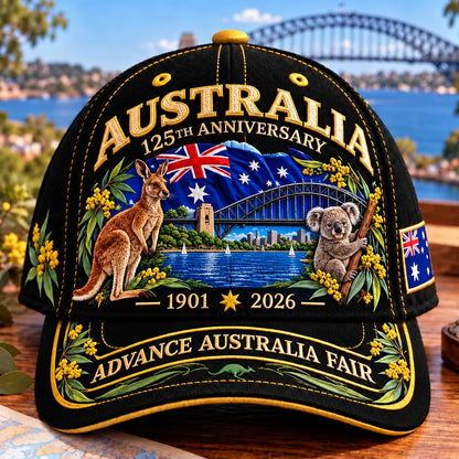 🦘Australia 125th Anniversary 1901–2026 Commemorative Cap