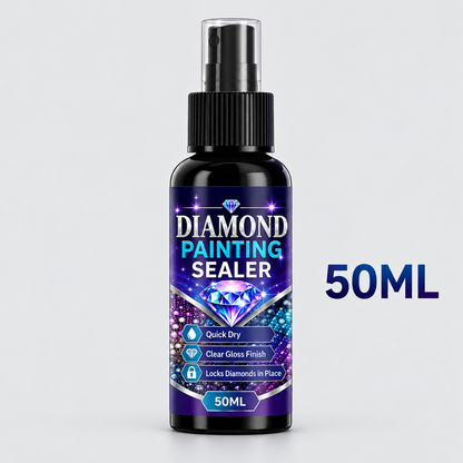 💎✨ Diamond Art Sealer Spray – Locks Beads, Glossy Finish, Fast‑Drying &amp; Long‑Lasting
