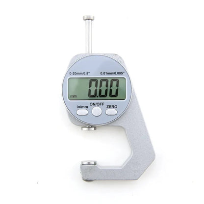 📏 Digital Thickness Gauge – 0–20mm Flat-Head Measuring Tool