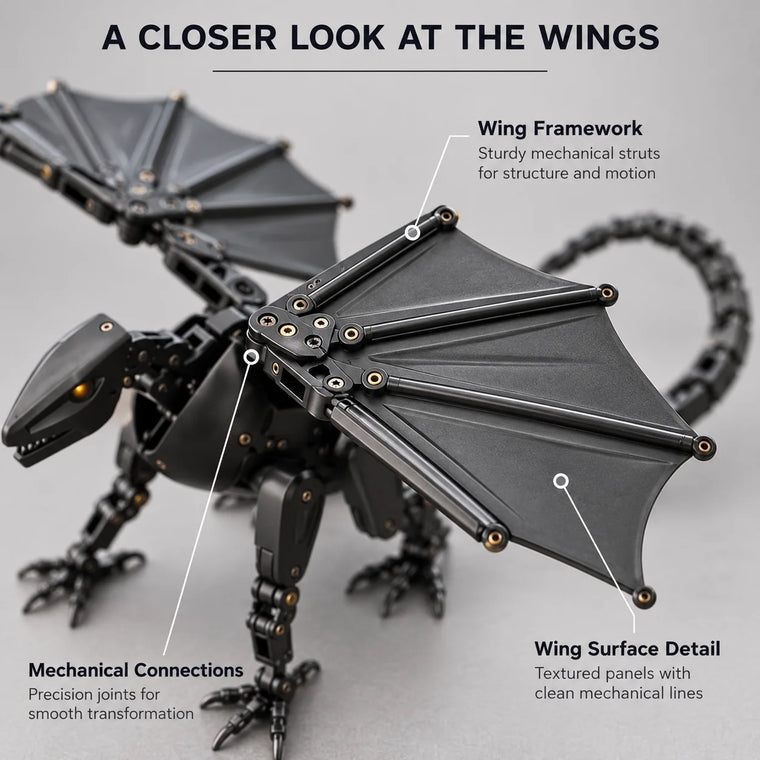 🐉 DragonMorph – Egg to Dragon Transforming Mechanical Toy