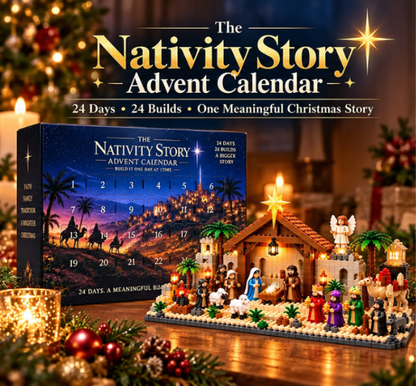 Nativity Advent Calendar – 24-day Buildable Christmas Nativity Set