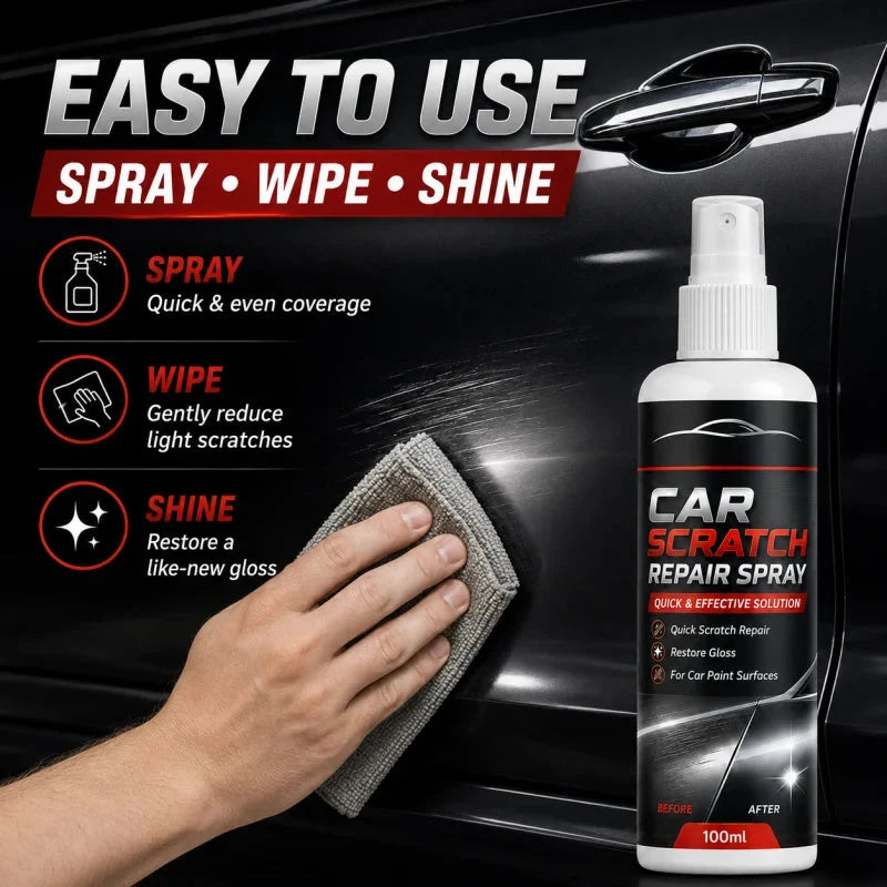 🥳2026 HOT SALE🥳💞50K+ SOLD!🚗✨ 50% OFF! Universal Car Scratch Repair Spray – Erases light scratches, swirl marks & scuffs fast. No body shop needed – restore your car’s gloss in minutes! 🛡️💨