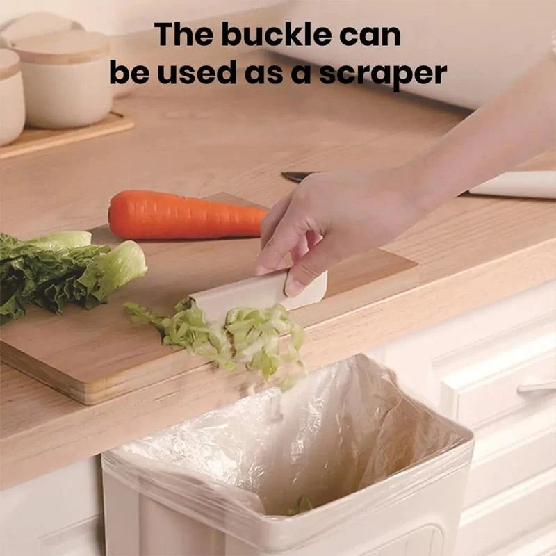 🗑️ Hanging Collapsible Trash Can – Space-Saving Bin for Kitchen & Cabinets