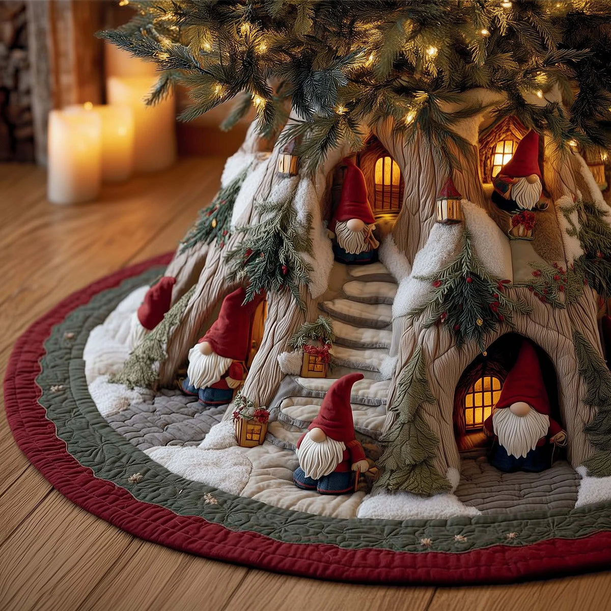 🎄✨ Christmas Special –🎅3D Optical Illusion Christmas Tree Skirt（FREE SHIPPING）