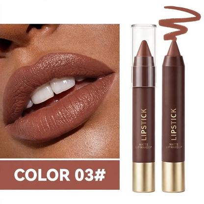 Long-lasting Matte Brown Lipstick