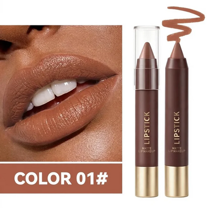 Long-lasting Matte Brown Lipstick