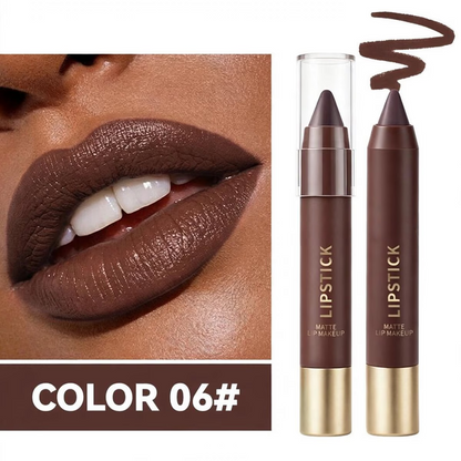 Long-lasting Matte Brown Lipstick