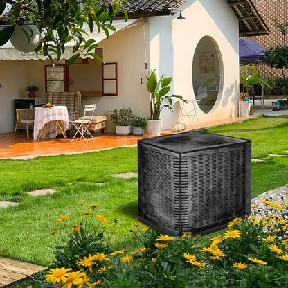 🍂 Heavy-Duty Mesh AC Cover – All-Season Outdoor Protection