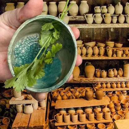 100% Handmade Pottery Herb Stripper