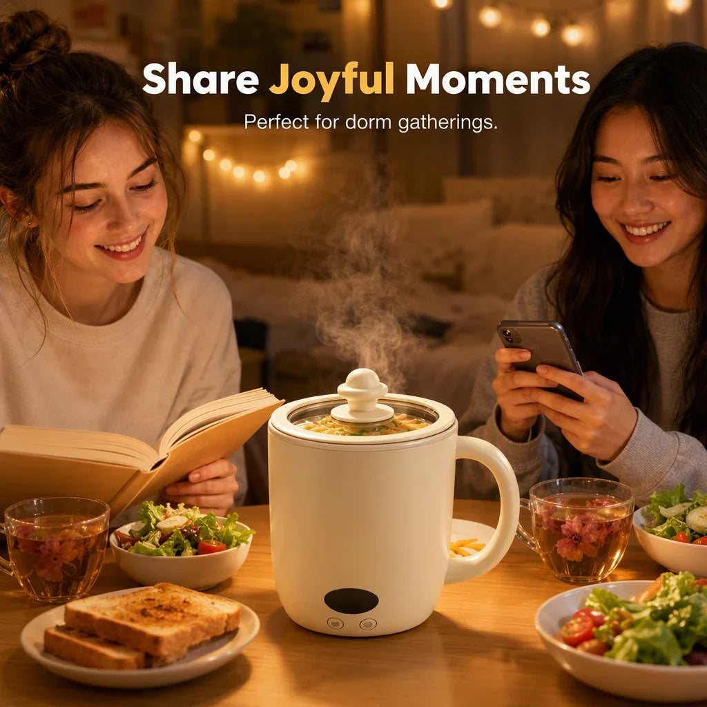 🔥HOT SALE🔥All-Purpose Portable Electric Cooking Pot, Versatile Small Cooker for Soup, Hotpot & Quick Daily Homemade Meals