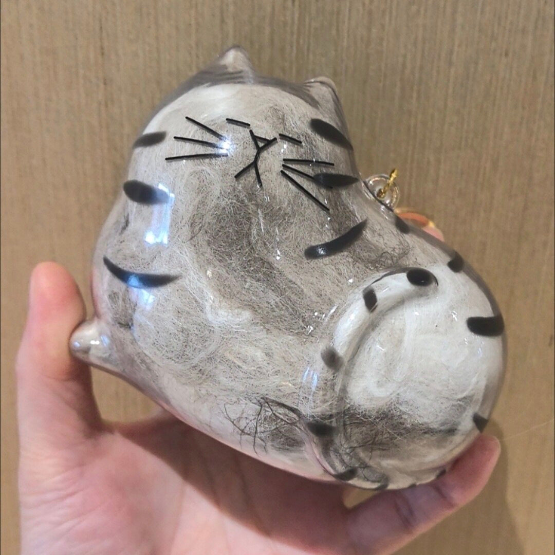 🐾Pet Hair Memorial Capsule Keychain