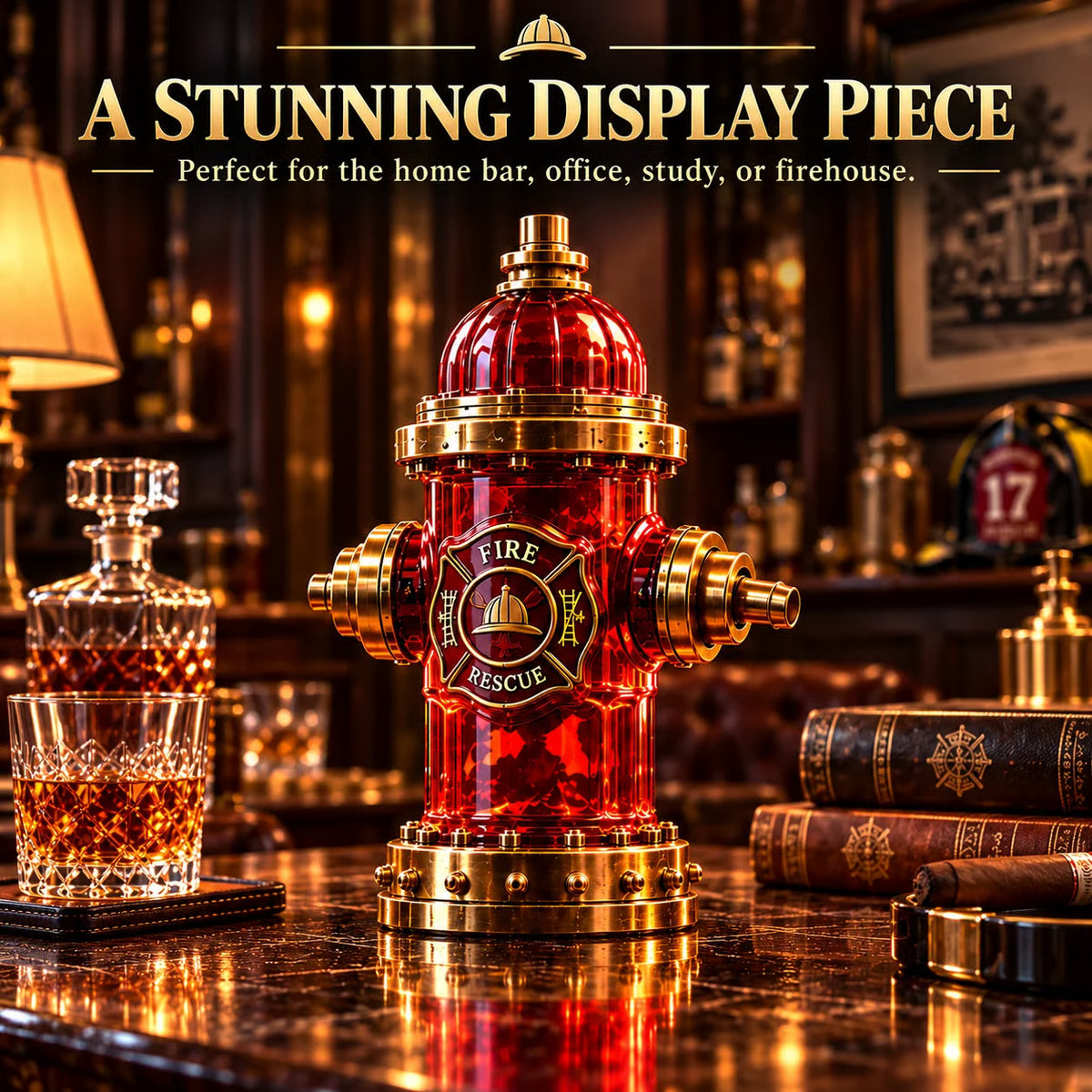 🔥HOT SALE🔥Firehouse Reserve™ — Firefighter Tribute Whiskey Decanter