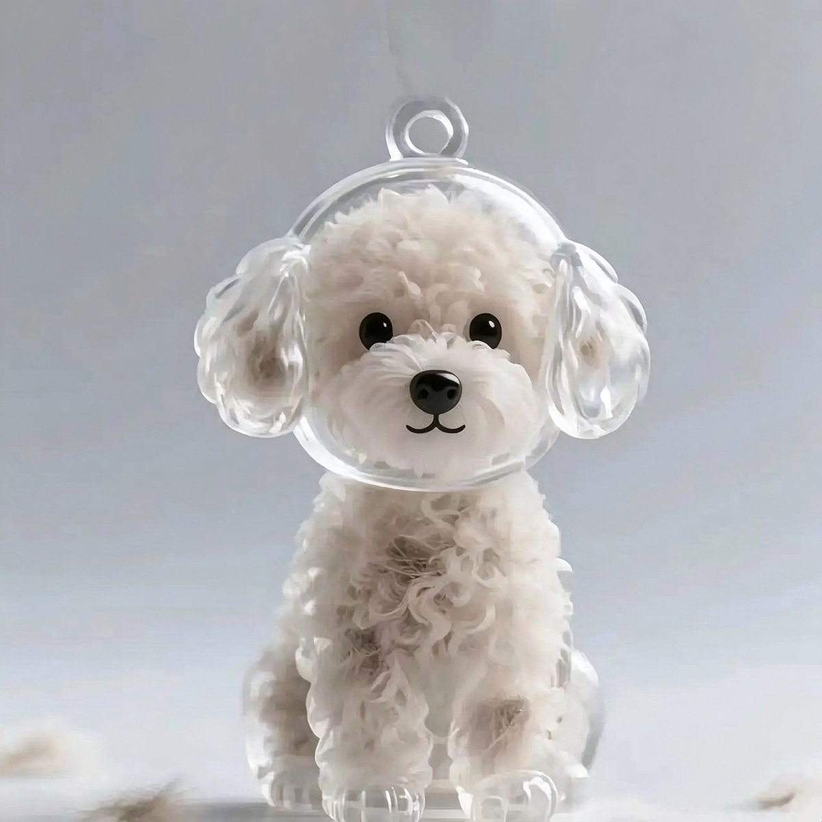🐾Pet Hair Memorial Capsule Keychain