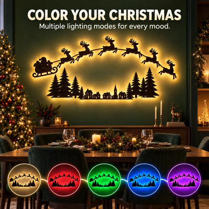 🎄🌟 Christmas LED Wall Décor — Light Up Your Holiday Magic!