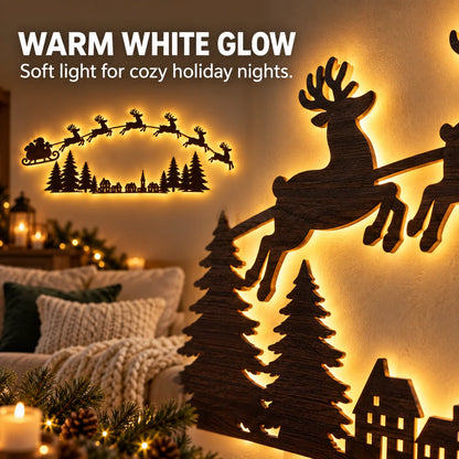 🎄🌟 Christmas LED Wall Décor — Light Up Your Holiday Magic!