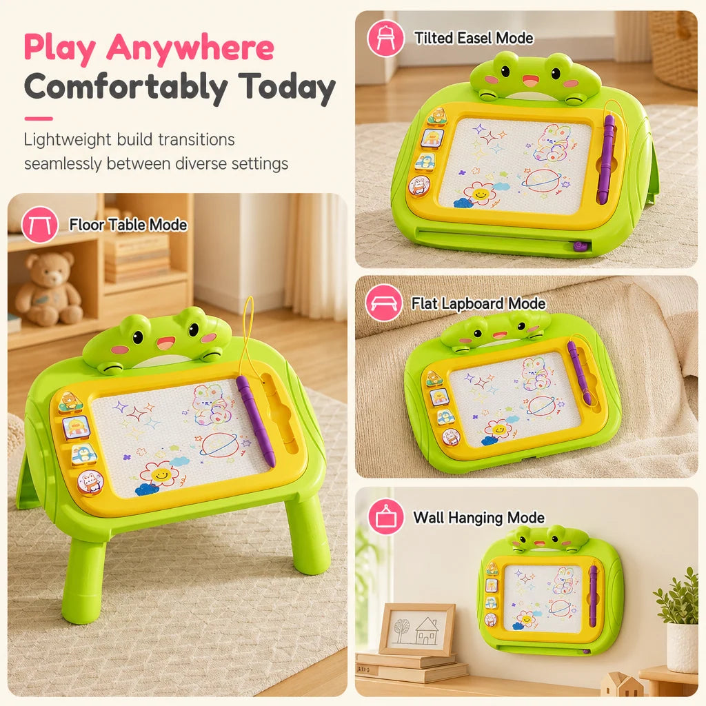 ⏳Time-Limited Special ⏰✨ Kids Magnetic Drawing Board — Pen & 4 Stamps Included 📢